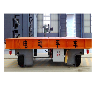 Rail transport largely electric flatbed vehicle for transporting coils