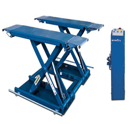 Car Repair Maintenance Lifting Hydraulic Portable Mid Rise Auto Repair Scissor Lift With CE